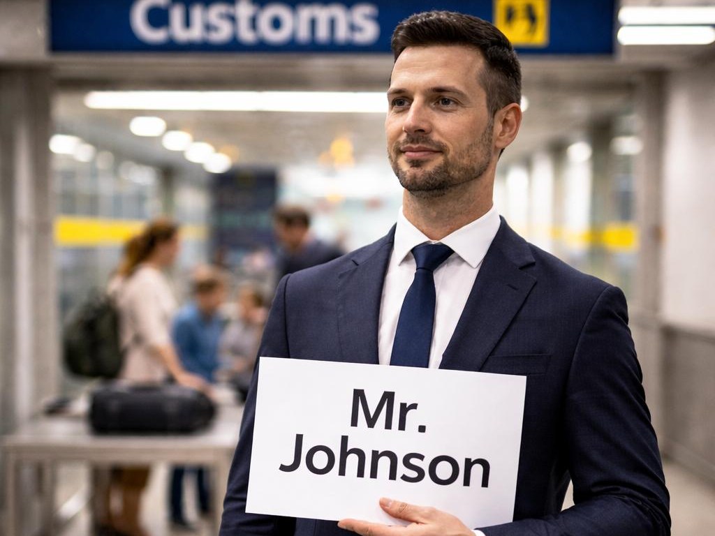 Airport pickup and bilingual concierge